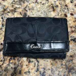 Coach Black Wallet